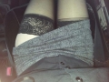 Stockings in the car